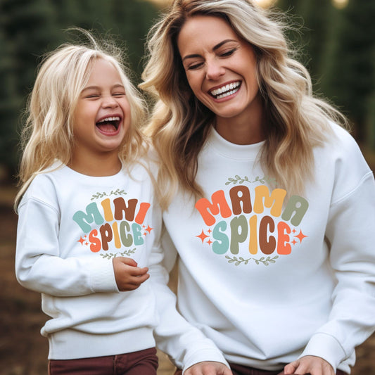 Mama and Mini Spice Sweatshirts