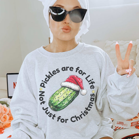 Pickles + Sweatshirts = The Ultimate Mom Combo