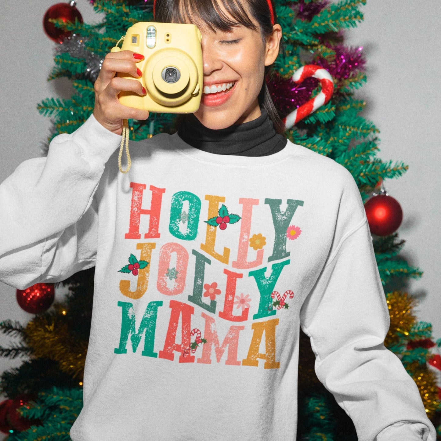 Jolly Holly Mama Sweatshirt