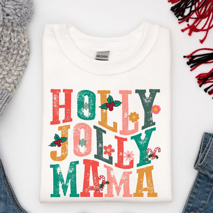 Jolly Holly Mama Sweatshirt