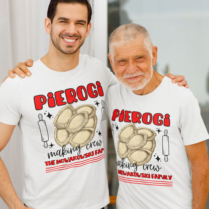 Personalized Pierogi Making Crew Shirt