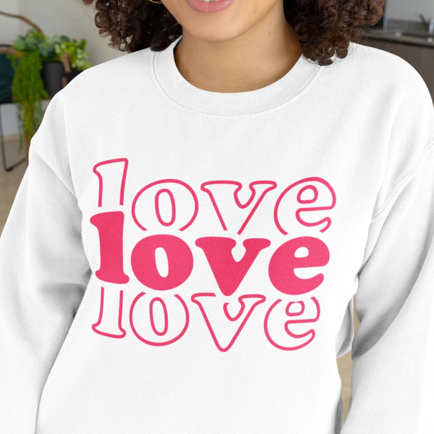 LOVE LOVE LOVE sweatshirt