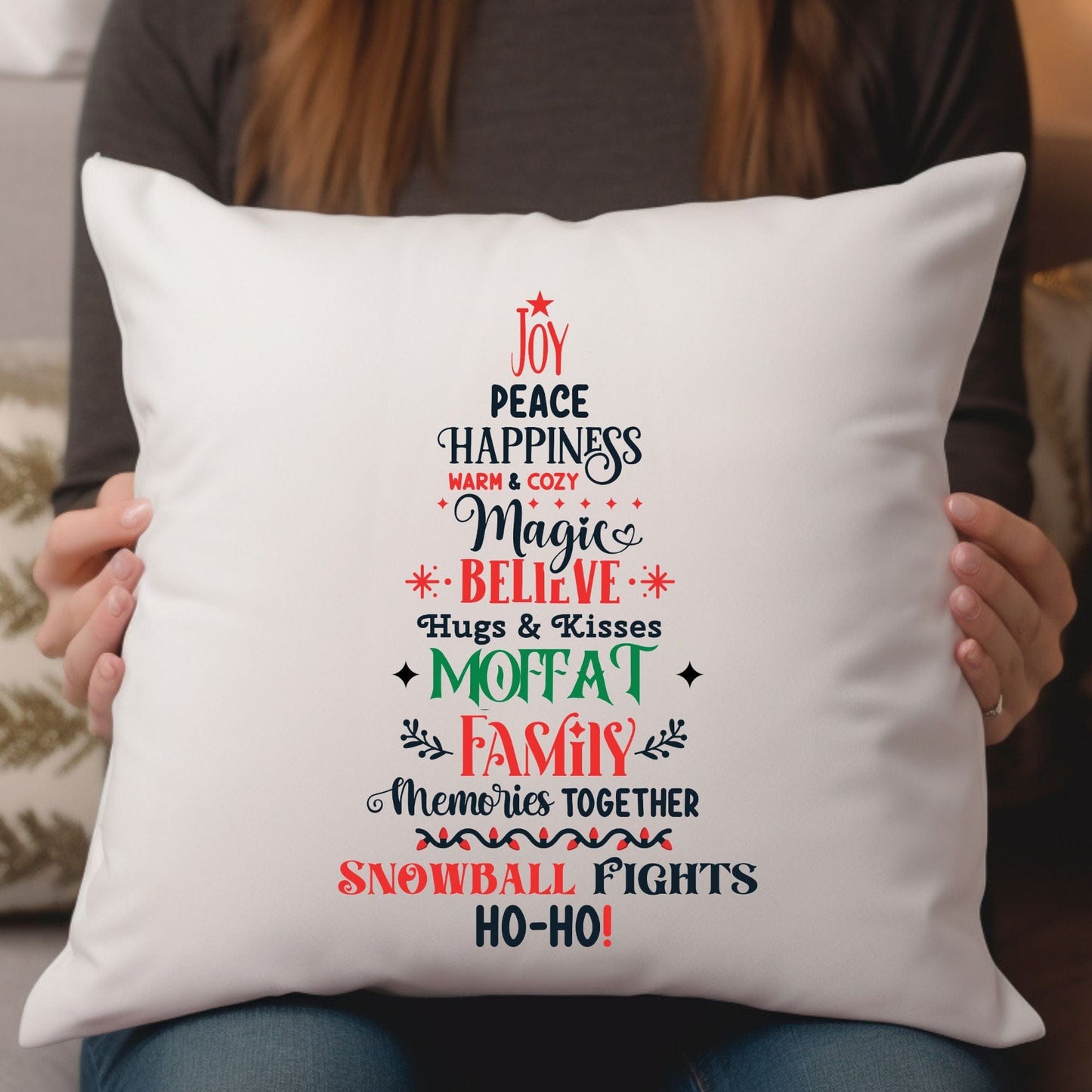 Personalized Christmas Pillow