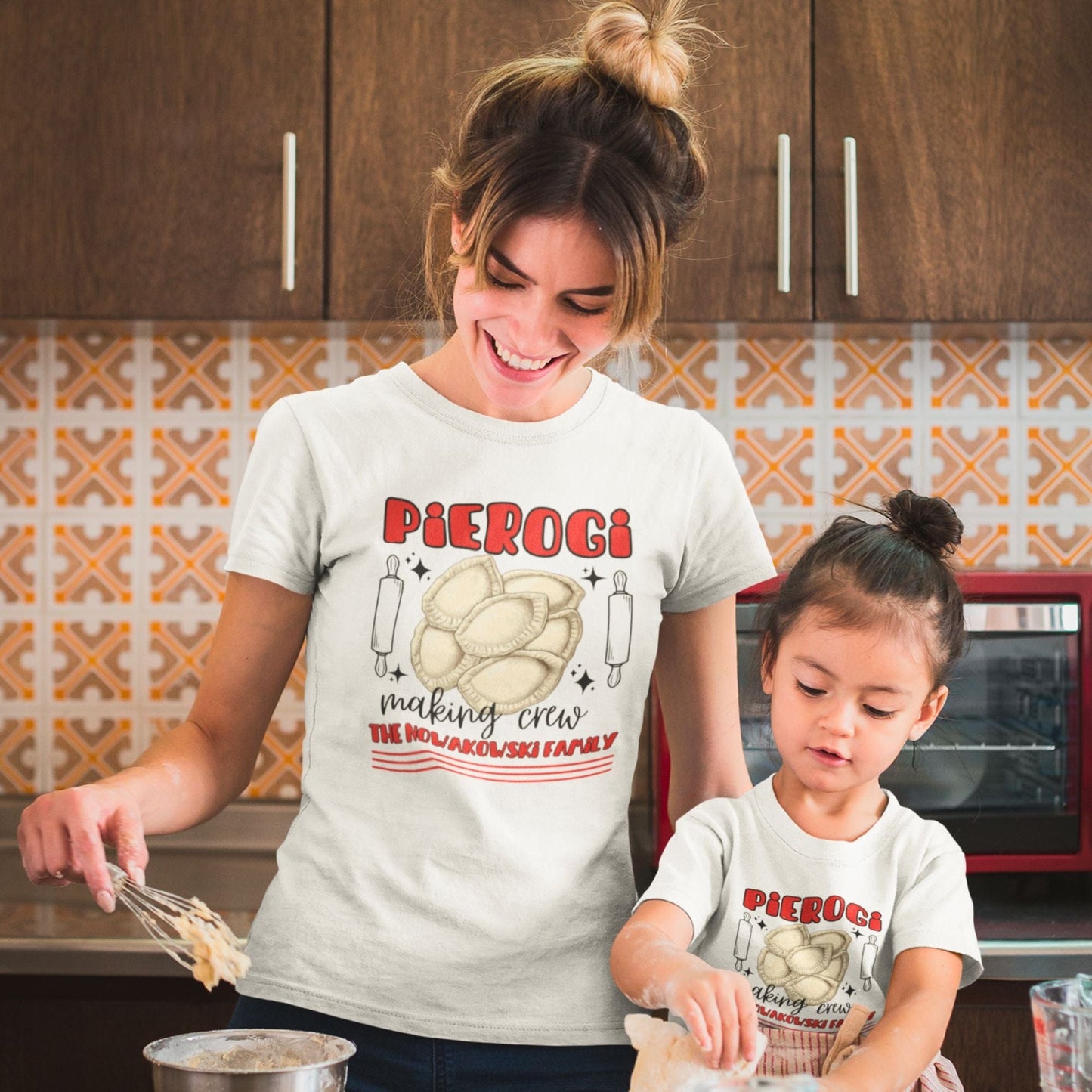 Personalized Pierogi Making Crew Shirt