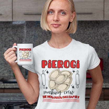 Personalized Pierogi Making Crew Shirt