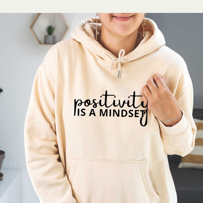 Embrace Positivity: Uplifting Mindset Hoodie for Good Vibes