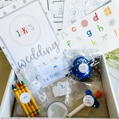 Personalized Wedding Themed Busy Box