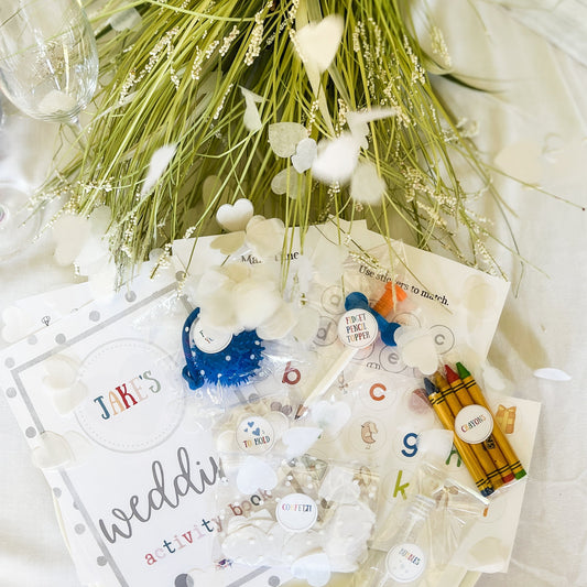 Personalized Wedding Themed Busy Box